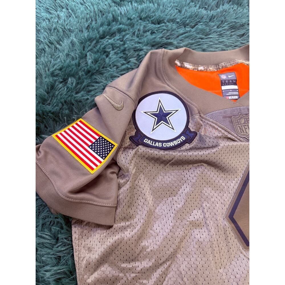Youth Dallas Cowboys Dak Prescott Jersey Nike Salute To Service Camo Jersey L - Picture 2 of 7